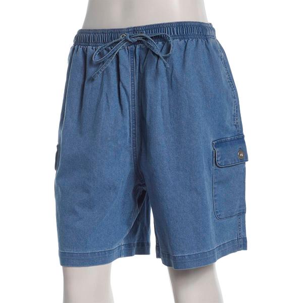 Plus Size Hasting & Smith Denim Cargo Shorts - image 