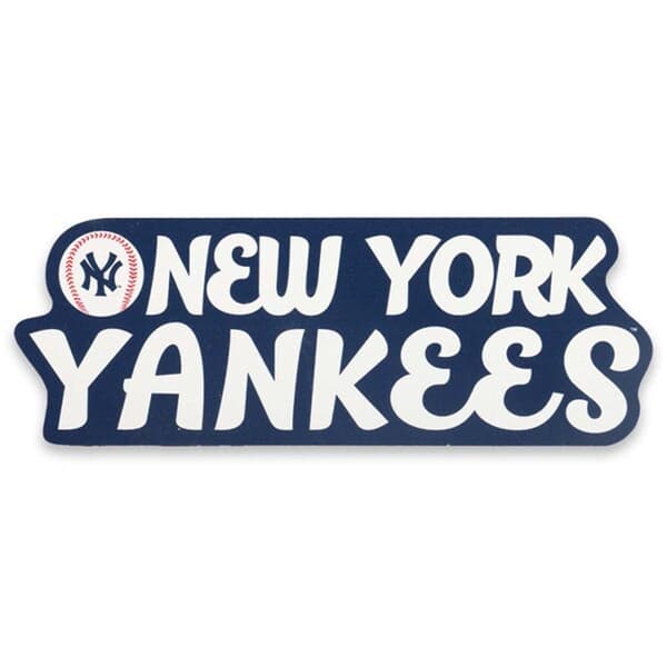 Open Road Yankees Wood Team Name Sign