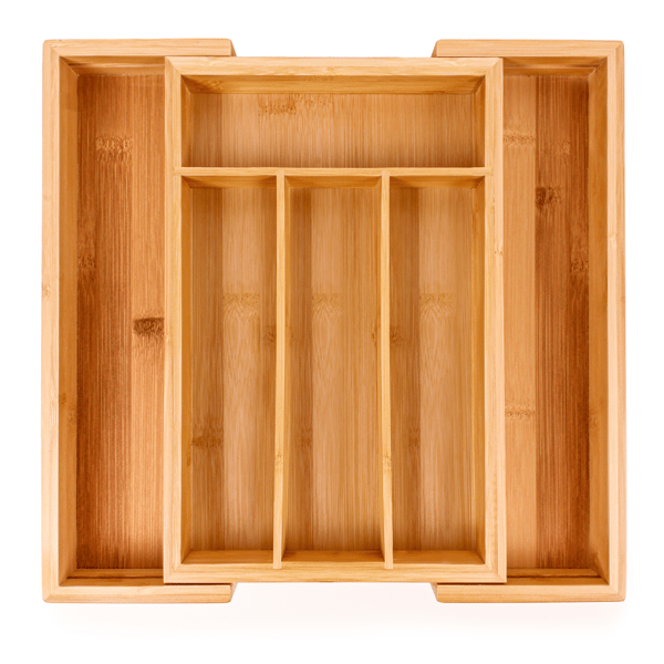 BergHOFF Bamboo 6-Slot Expanding Flatware Organizer - Set of 2
