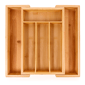 BergHOFF Bamboo 6-Slot Expanding Flatware Organizer - Set of 2 - image 7