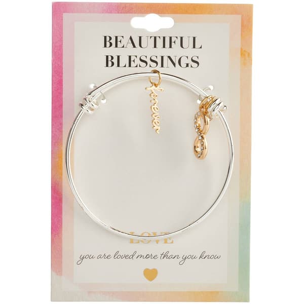 Beautiful Blessings Silver Forever Infinity Charm Bracelet - image 