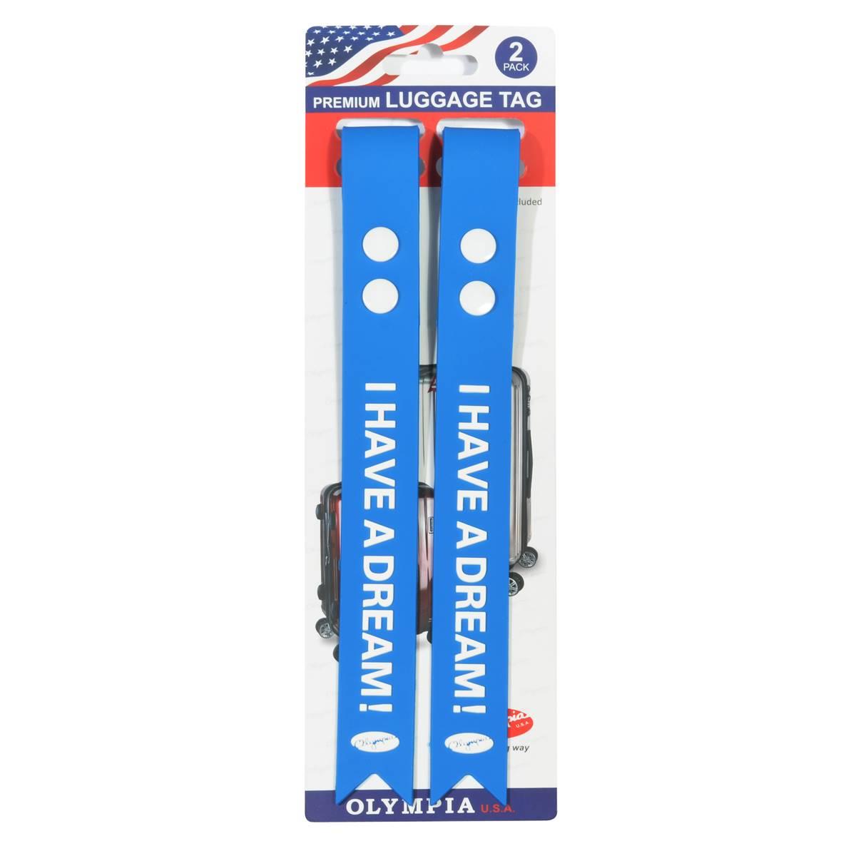 Olympia USA 2pc. I Have a Dream Luggage Tag Set
