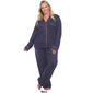 Plus Size White Mark Dotted Long Sleeve Pajama Set - image 7