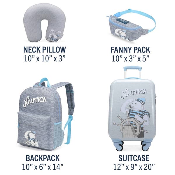 Nautica Adventure 5pc. Kids Polar Voyage Luggage Set