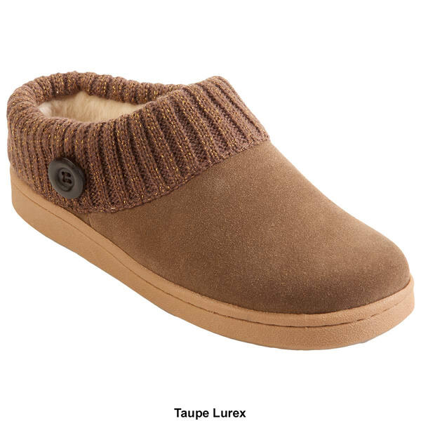 Womens Clarks® Nikki Insulated Slippers with Lurex