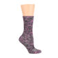 Womens Dr. Motion Space Dye Outdoor Crew Socks - image 1