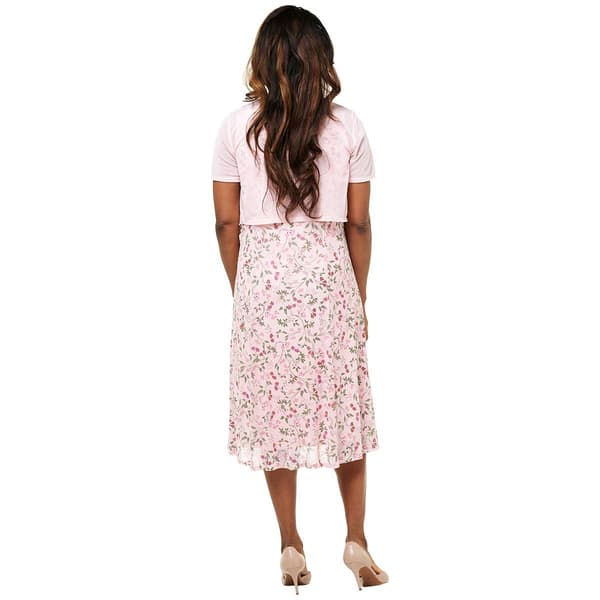 Womens Harper 241 Sheer Drape Floral Jacket Dress