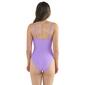 Juniors California Sunshine Solid Tie Front One Piece Swimsuit - image 2