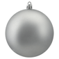 Northlight 12ct. Pewter Grey Matte Christmas Ball Ornaments - image 2
