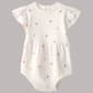 Baby Girl (NB-12M) Carter''s Peach Emb Ss Romper - image 1