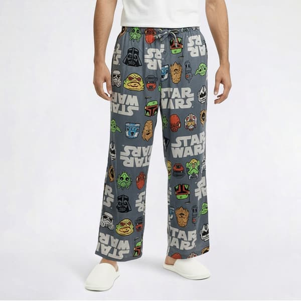 Mens Star Wars(R) Classic Silky Fleece Pajama Pants - image 