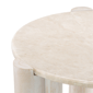 9th & Pike® Traditional Cream Teak Wood Accent Table - image 4