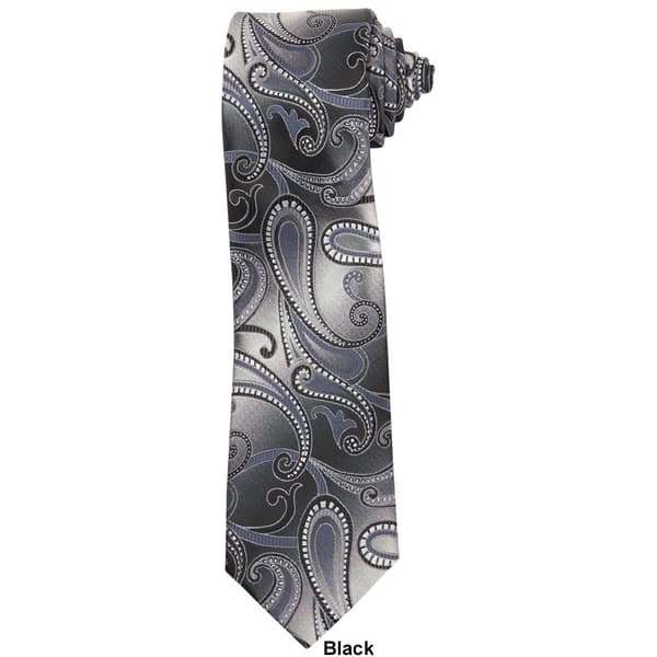 Mens Van Heusen® Extra Long Spaced Paisley Tie - image 