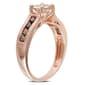 Gemstone Classics&#8482; Smokey Quartz & Round-Cut Morganite Rin - image 2