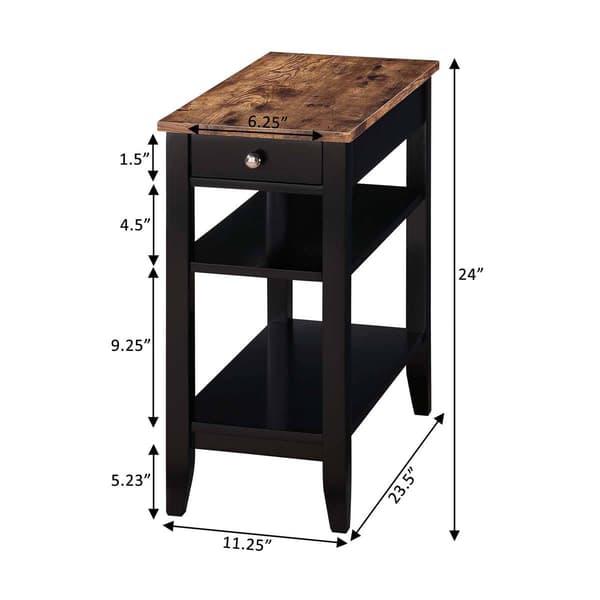 Convenience Concepts American Heritage 1-Drawer End Table