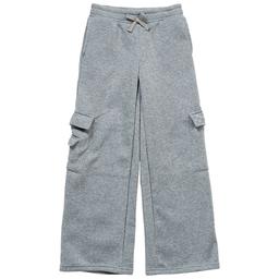 Girls (7-14) 1st Kiss® Wide Leg Cargo Sweatpants - Heather Grey