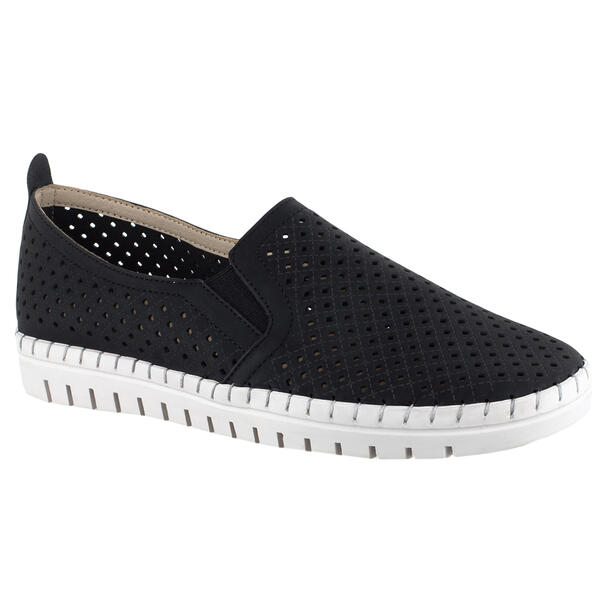 Womens Easy Street Fresh Goring Fashion Sneakers - Black - image 