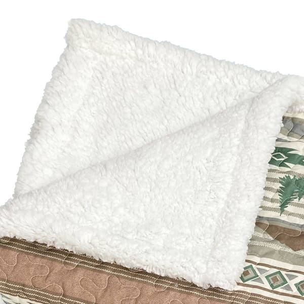 Harper Lane Lodge Canoe Sherpa Throw