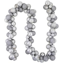 Northlight Seasonal 6ft. Shatterproof Silver Christmas Garland
