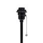 LimeLights Black Stick Lamp w/Charging Outlet & Shade - Set of 2 - image 8