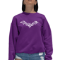 Plus Size LA Pop Art Bat Pics Word Art Crewneck Sweatshirt - image 1
