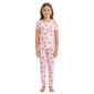 Girls (5-6x) Laura Ashley(R) Floral Pumpkins Joggers Pajama Set - image 1