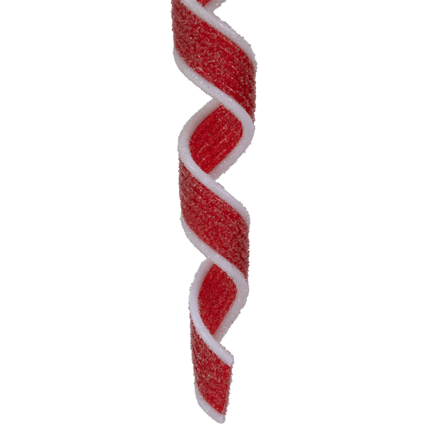 Northlight 6ct. Frosted Candy Twist Christmas Ornaments
