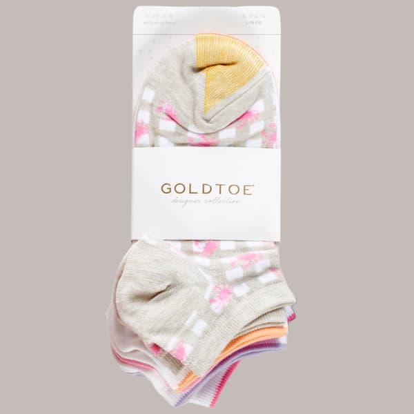 Womens Gold Toe® 6pk. Low Country Liner Socks - image 
