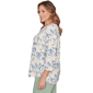 Plus Size Emaline Key Items 3/4 Sleeve Pebble Knit Floral Tee - image 4