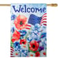 Northlight Seasonal Patriotic Floral Outdoor House Flag - image 2