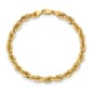 Gold Classics&#8482; 5.4mm. 14k Semi Solid Rope Chain Necklace - image 2