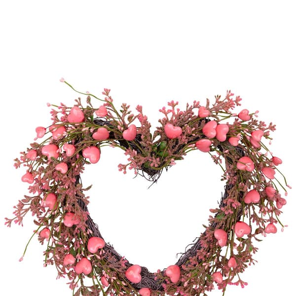 Northlight Seasonal Hearts Artificial Valentine''s Day Wreath