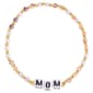 Athra 14kt. Gold over Brass Pink Mom Stretch Beaded Bracelet - image 1