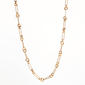 Design Collection Gold-Tone Chain Necklace w/ Circle Accents - image 1