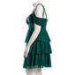 Juniors Plus Emerald Sundae Glitter Tulle Tiered Skater Dress - image 4