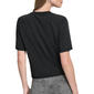 Womens DKNY Short Sleeve All Over Rhinestone Tee - image 2