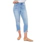 Petite Royalty Ankle Destruction & Dog Bite Fray Hem Jeans - image 1