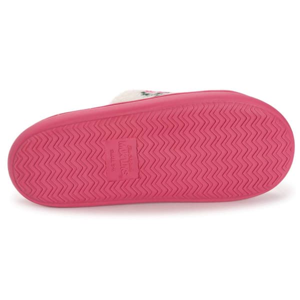 Womens MUK LUKS® Marsai Pink Floral Slide Slippers
