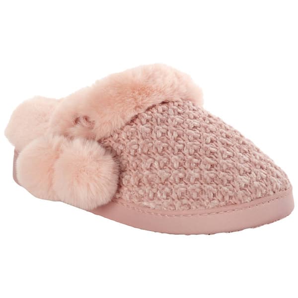 Womens Cuddl Duds(R) Chenille Texture Clog Slippers