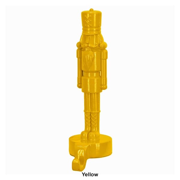 National Tree 10in. Bavarian Soldier Nut Cracker Stocking Holder