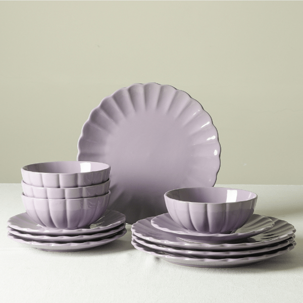 Earth & Clay Phoenix 12pc. Stoneware Dinnerware Set