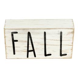 Northlight Seasonal 6in. Distressed Wood Autumn Harvest Fall Sign