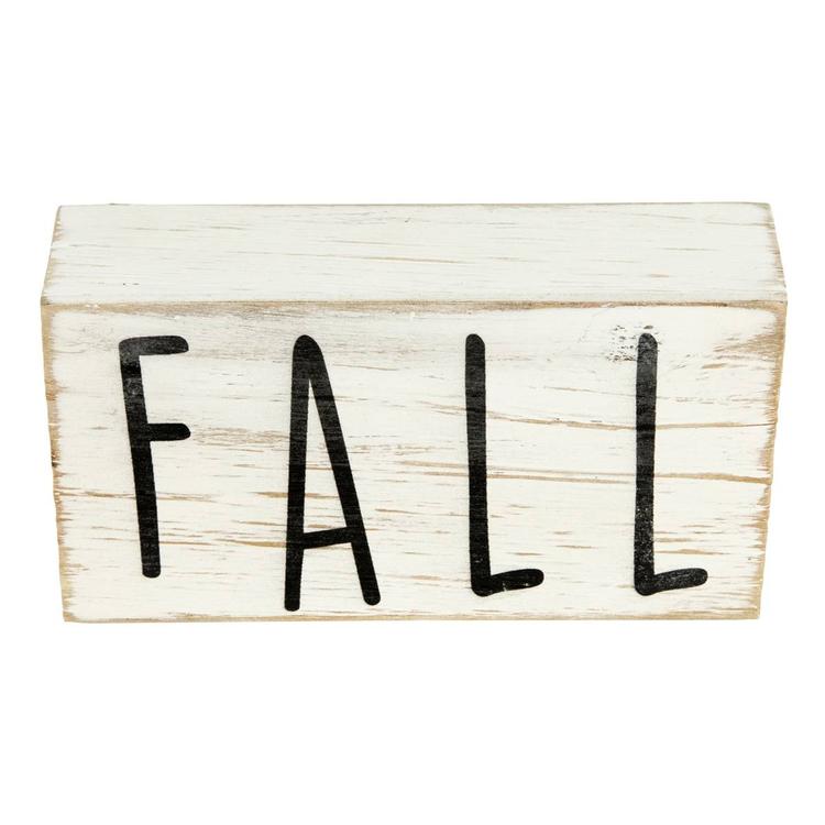 Northlight Seasonal 6in. Distressed Wood Autumn Harvest Fall Sign