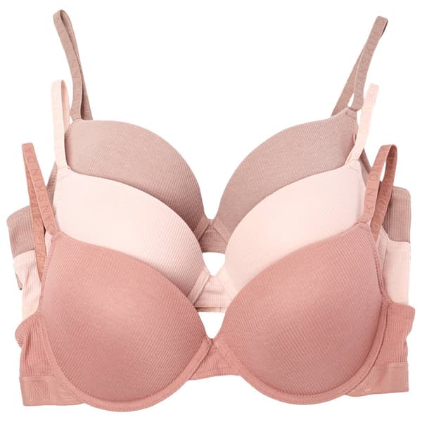 Womens Danskin 3pk. Micro Ribbed Underwire Bra DS7640-3PKM - image 