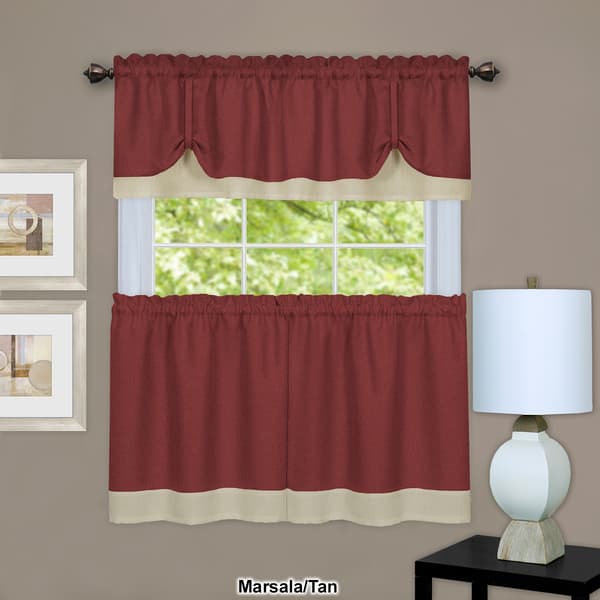 Achim Darcy Kitchen Curtain Set