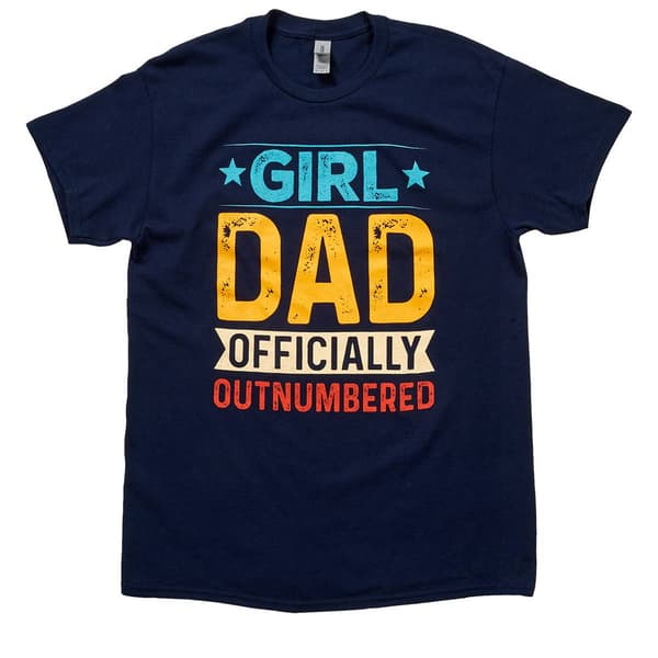 Mens Girl Dad Graphic Tee - image 