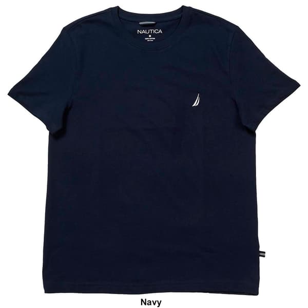 Mens Nautica Short Sleeve Crew Neck Tee