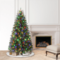 Puleo International 6.5ft. Pre-Lit Colorado Pine Christmas Tree - image 2