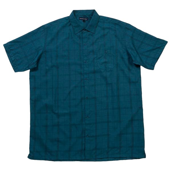 Mens Big & Tall Preswick & Moore Microfiber Button Down Shirt