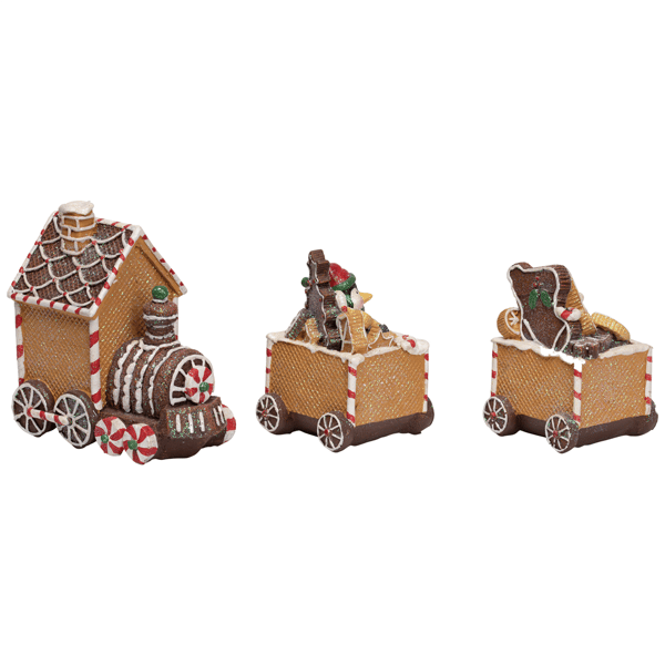 Northlight Gingerbread Candy Cane Train Christmas Decoration